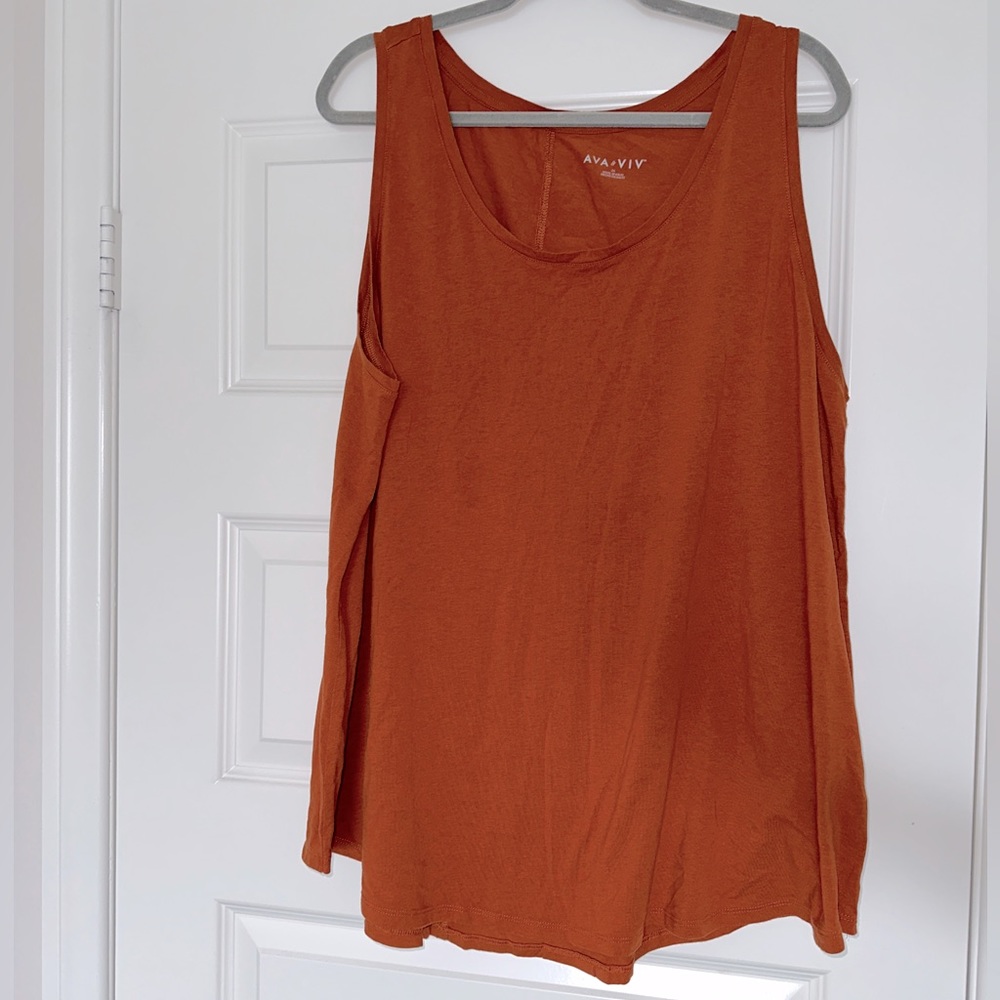 Rust Plus Size Tank